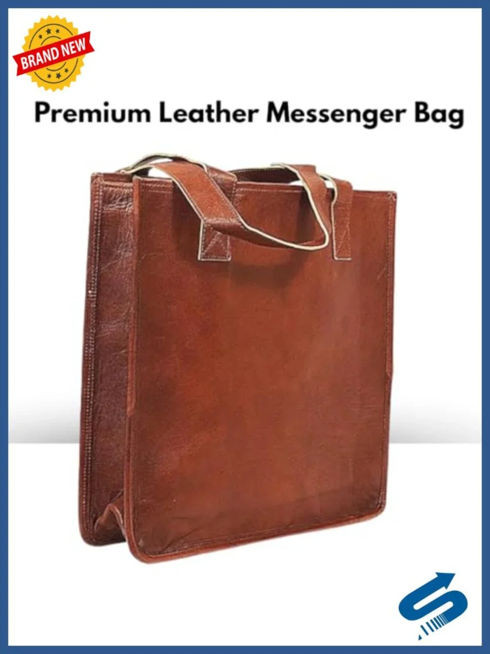 Genuine Leather Handcrafted Tote Bag Women Shoulder Shopper Work Travel